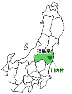 川内村の位置